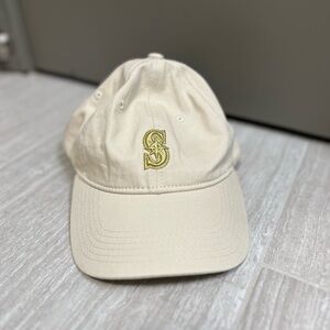 Seattle Mariners Baseball Cap - Cream and Gold (NWOT)